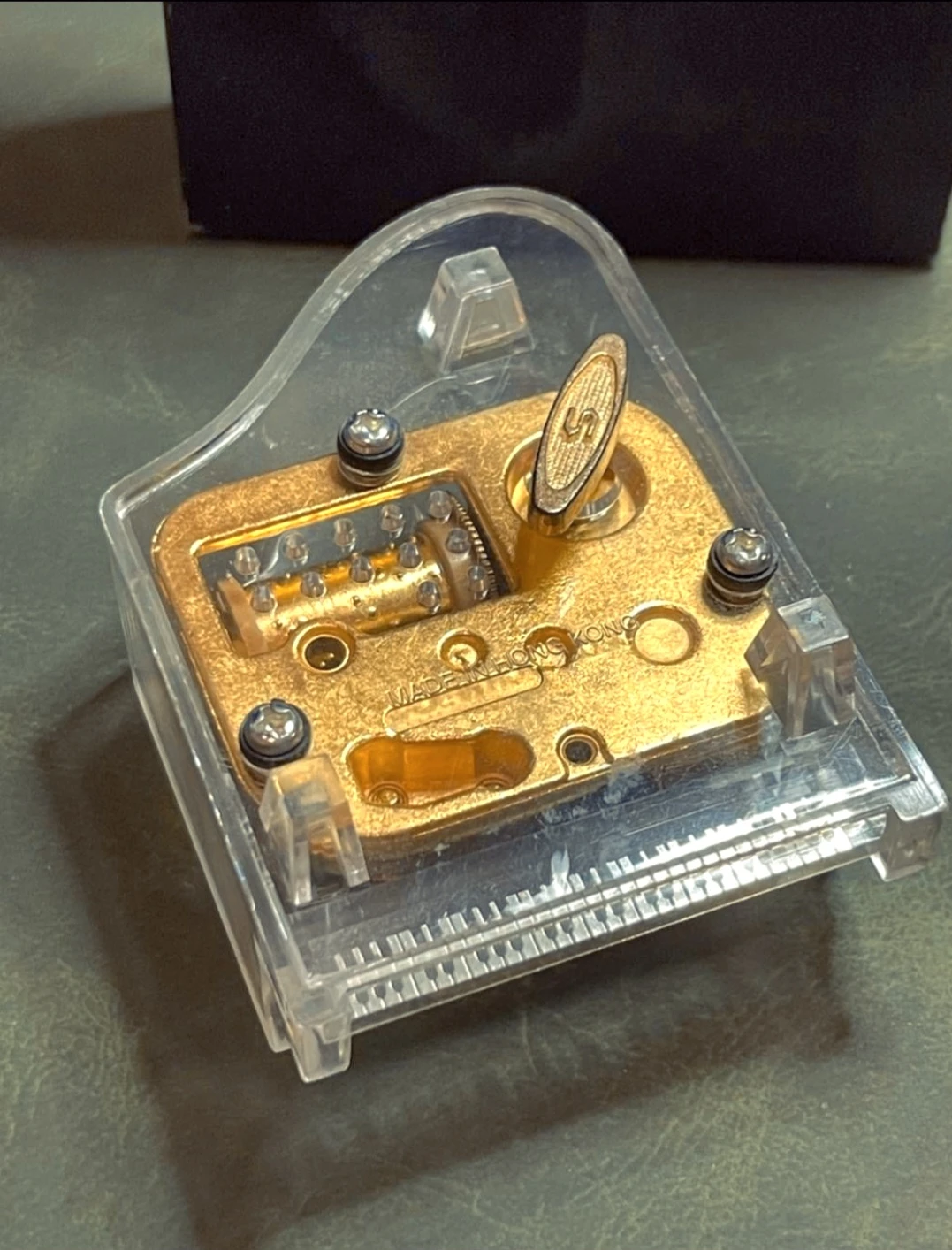 Camry Quartz Clock with Music Box and Crystal Cube - photo 5