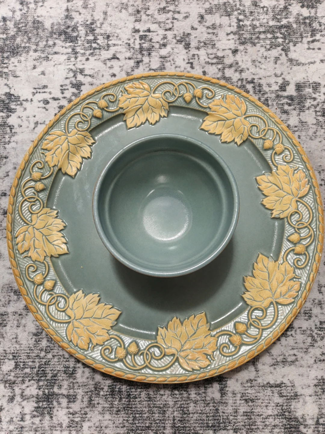 Treasure Craft Serving Platter with Bowl