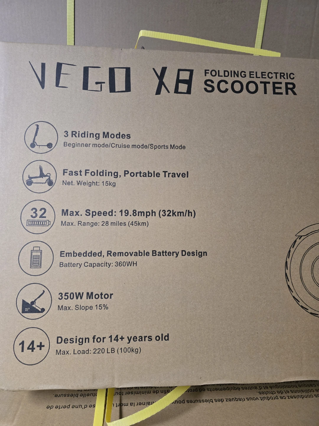 Vego Electric Scooter X8 - photo 2