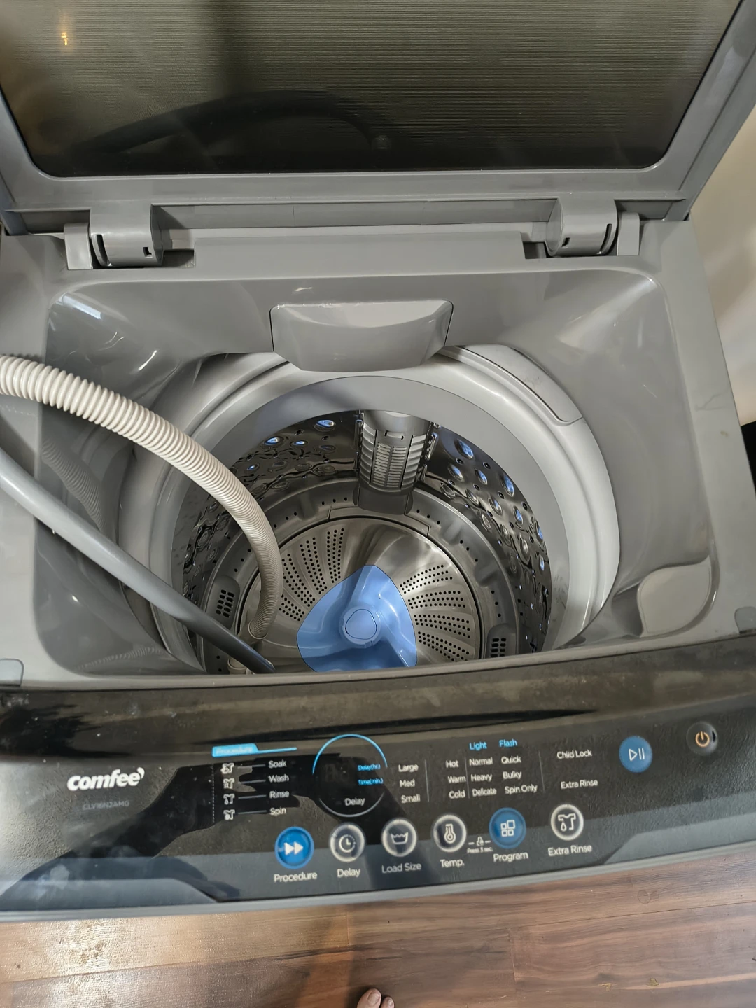 Comfee Automatic Compact Washer CLV16N2AMG - Grey - photo 4