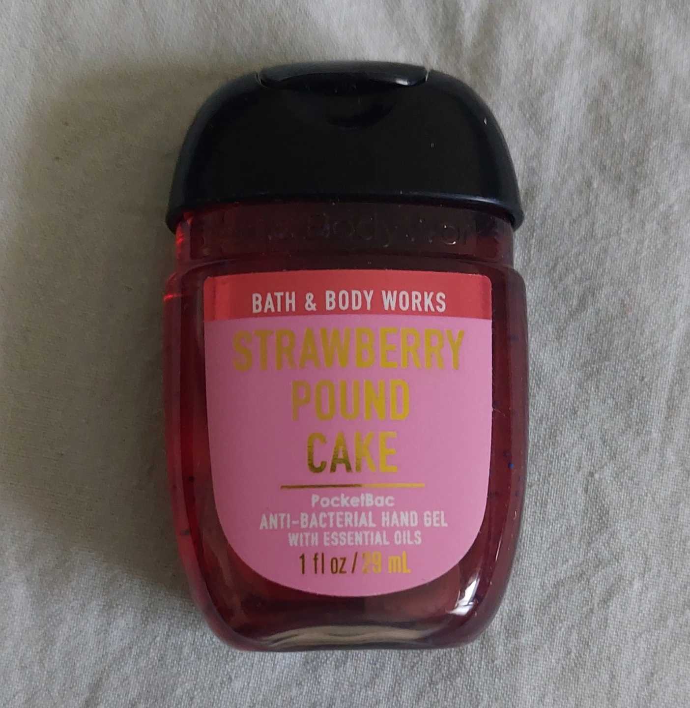 Bath & Body Works Strawberry Pound Cake PocketBac Hand Gel