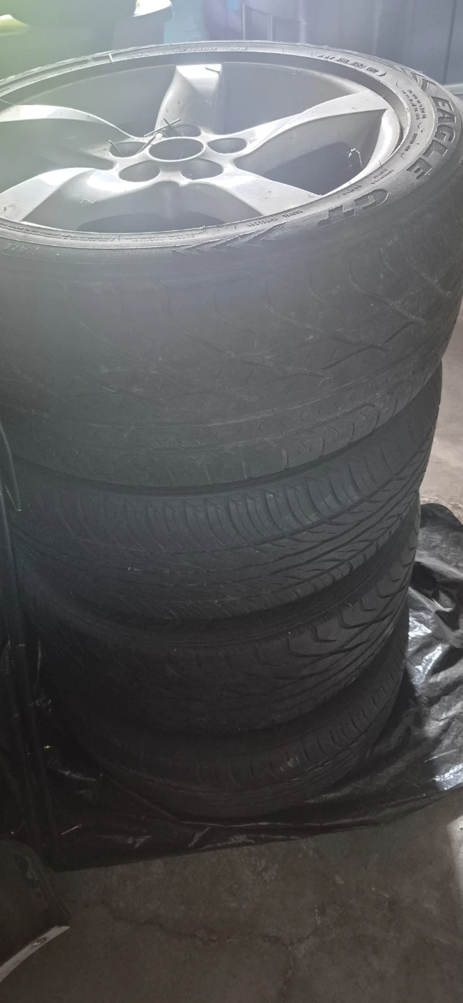 Set of 4 Used Tires and Rims - photo 2