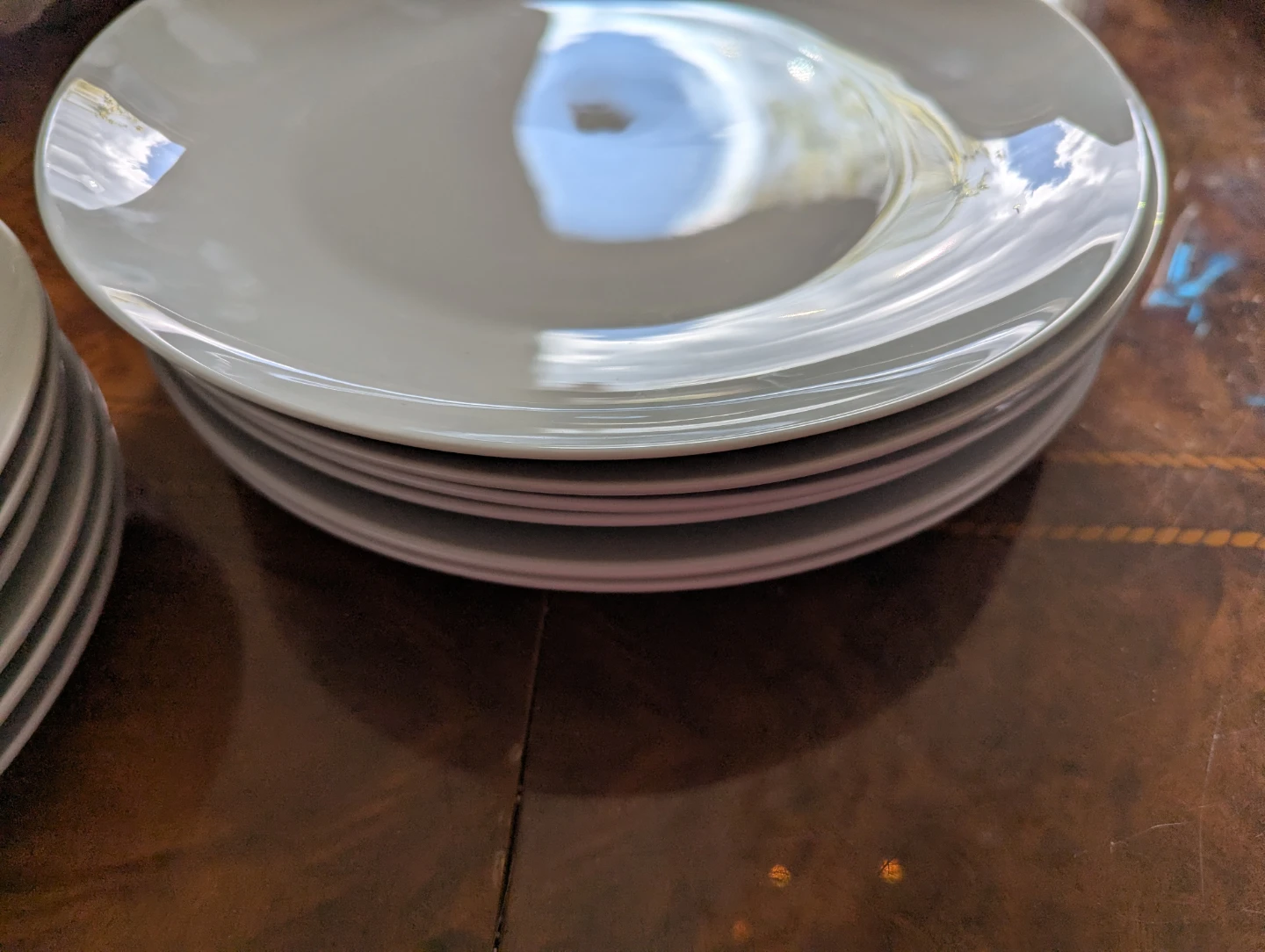 White Ceramic Dinner Plates and Bowls Set - photo 4
