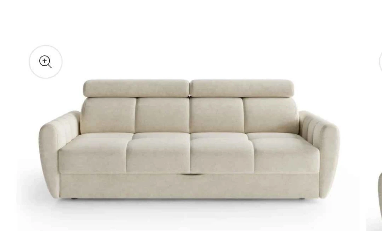 Beige Sofa Bed - photo 4