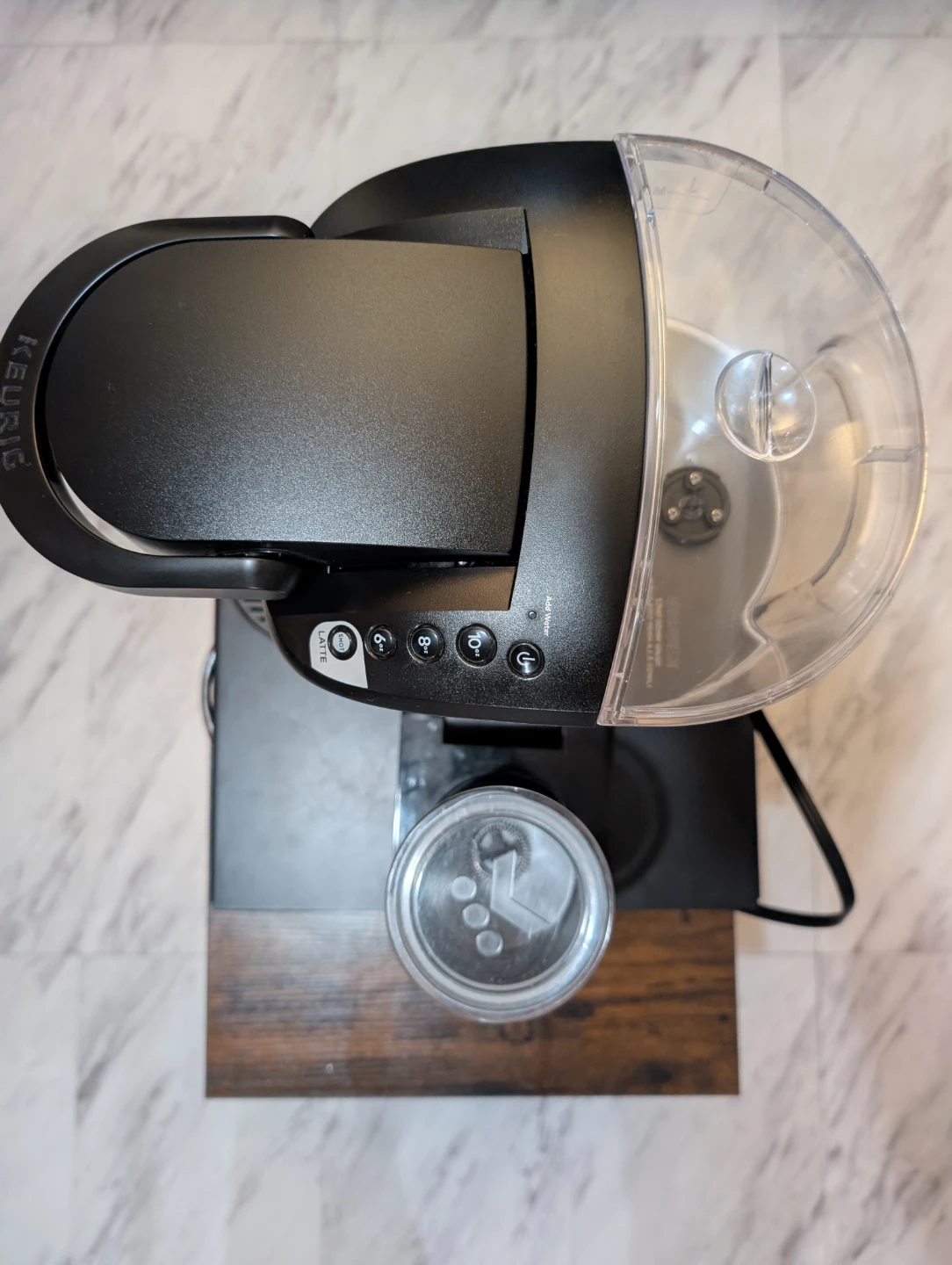 K-Latte Single Serve Coffee & Latte Maker with Milk Frother - photo 5