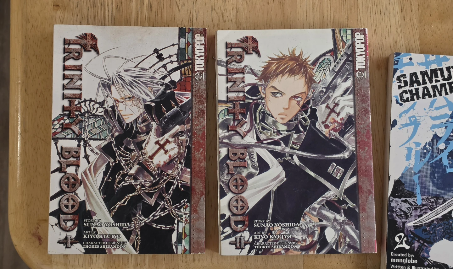 Trinity Blood Manga Volumes 1 & 2 by TOKYOPOP