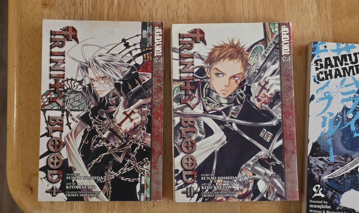 Trinity Blood Manga Volumes 1 & 2 by TOKYOPOP
