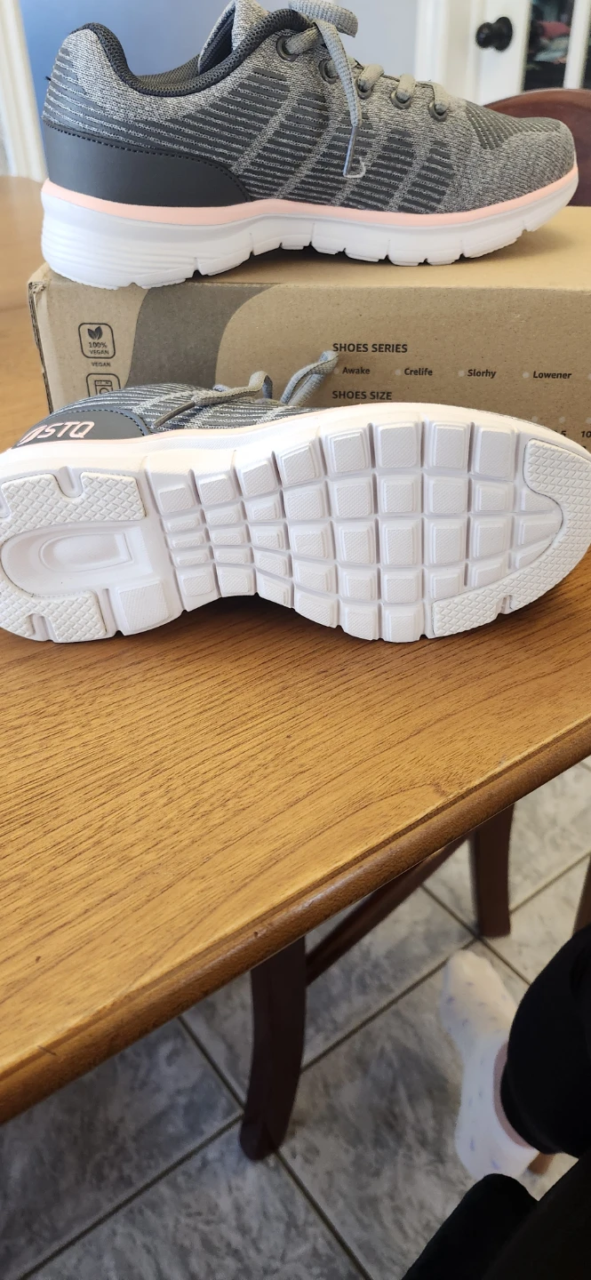 STQ Women's Running Shoes Grey/Pink Size 6 - photo 4