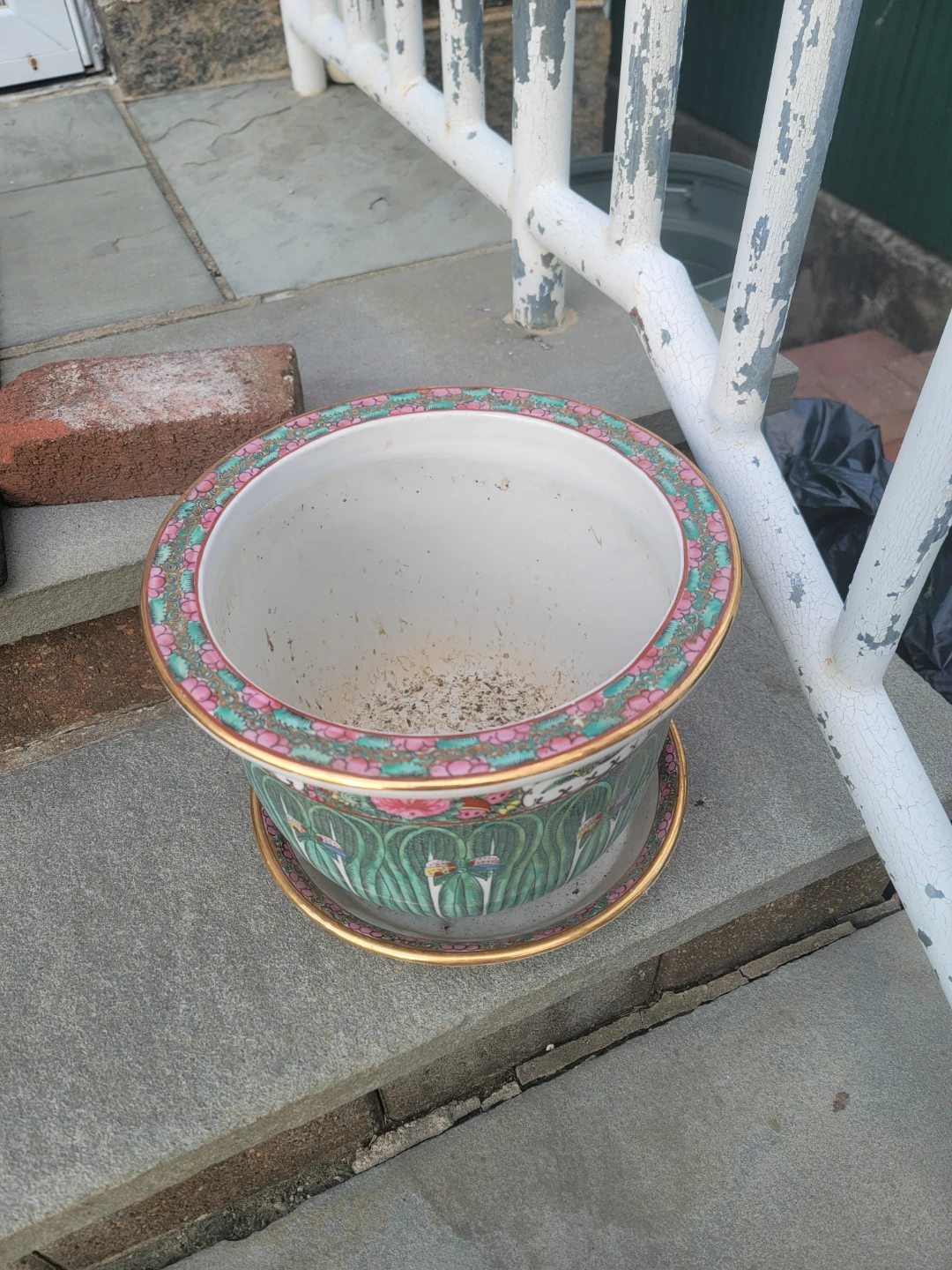 Decorative Ceramic Planter with Saucer - photo 2
