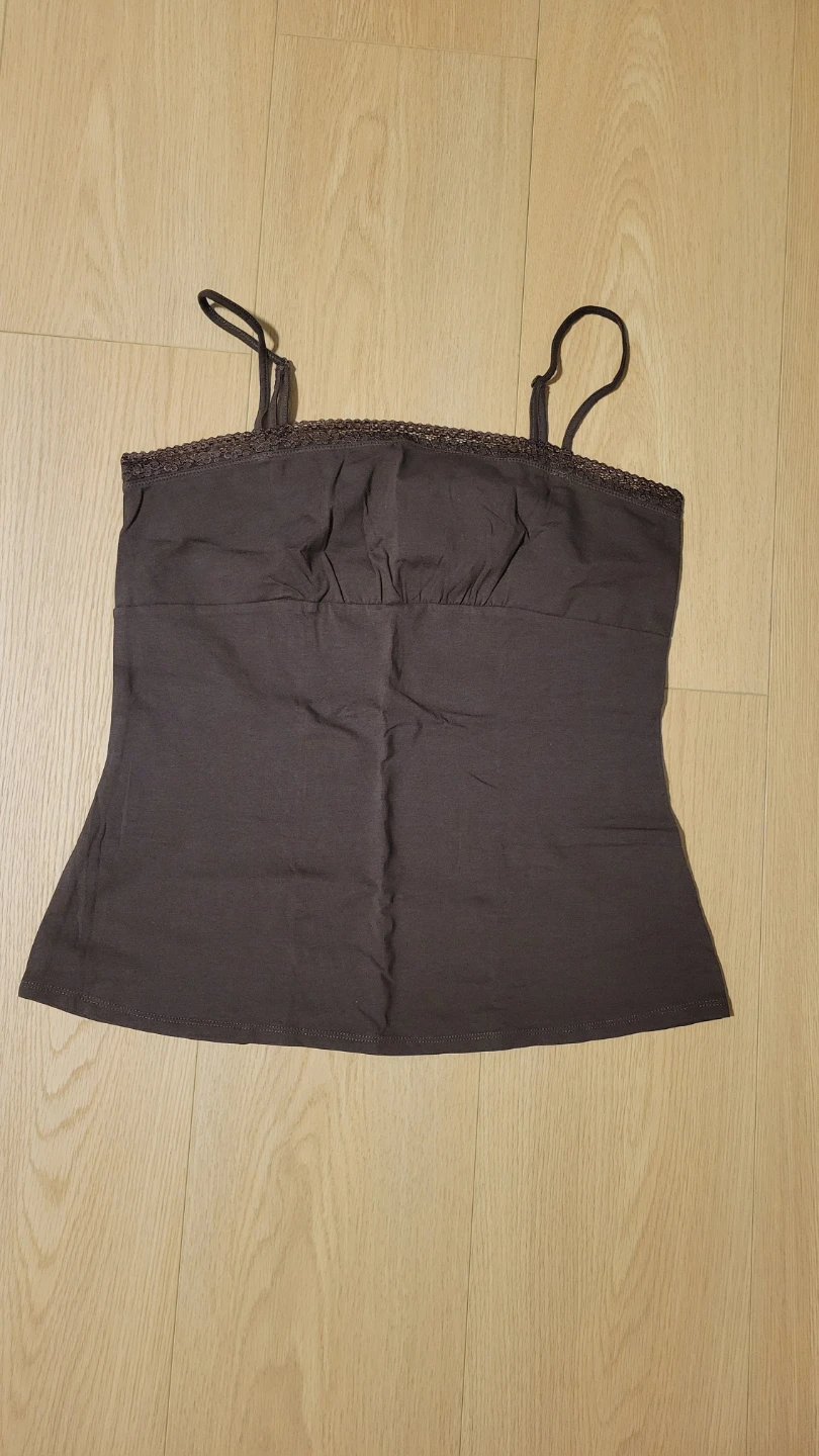 RW & CO. Brown Lace Trim Cami - M/M