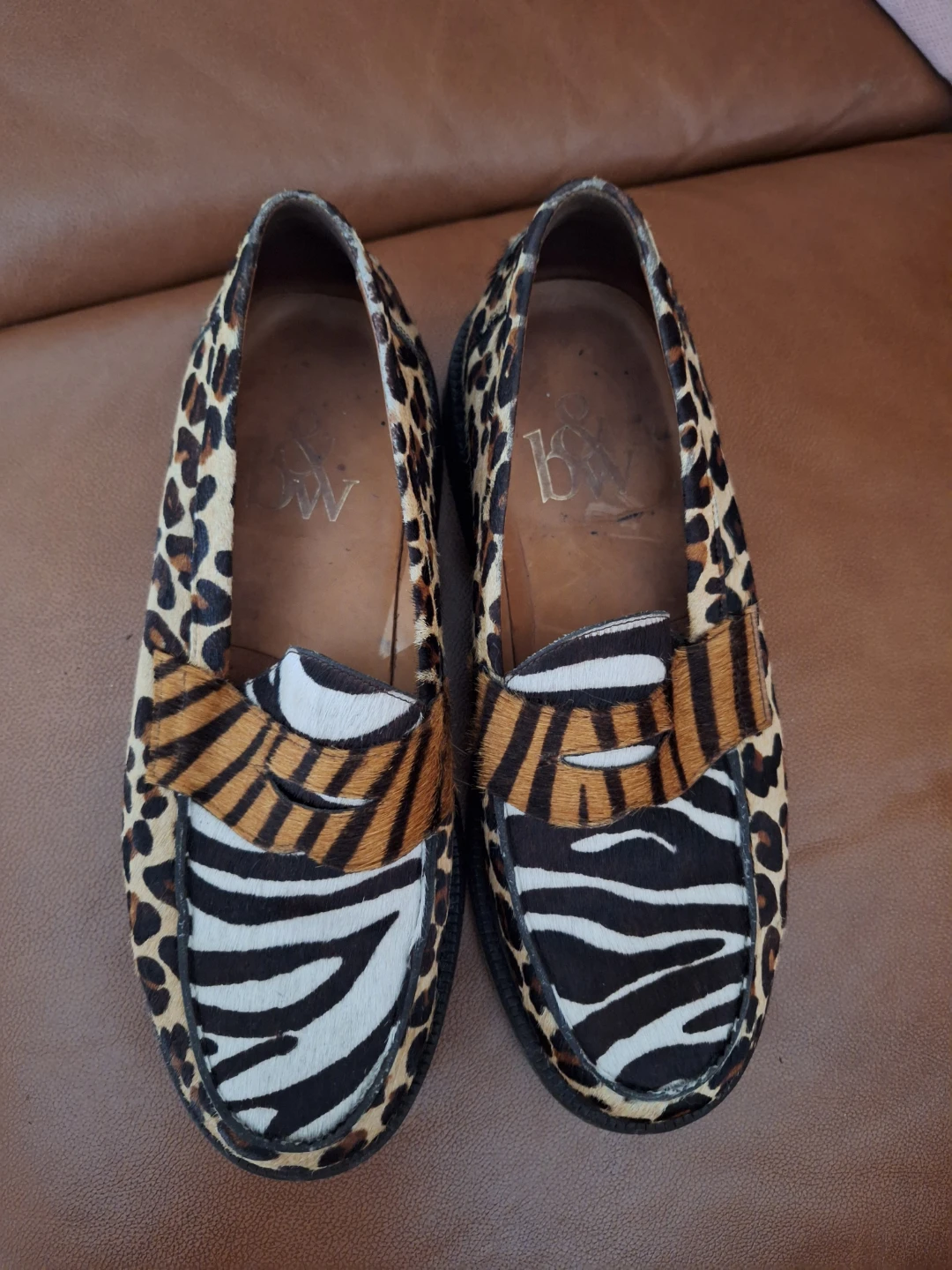 MIA Shoes Women's Loafers Size 8.5 Animal Print Calf Hair - photo 2