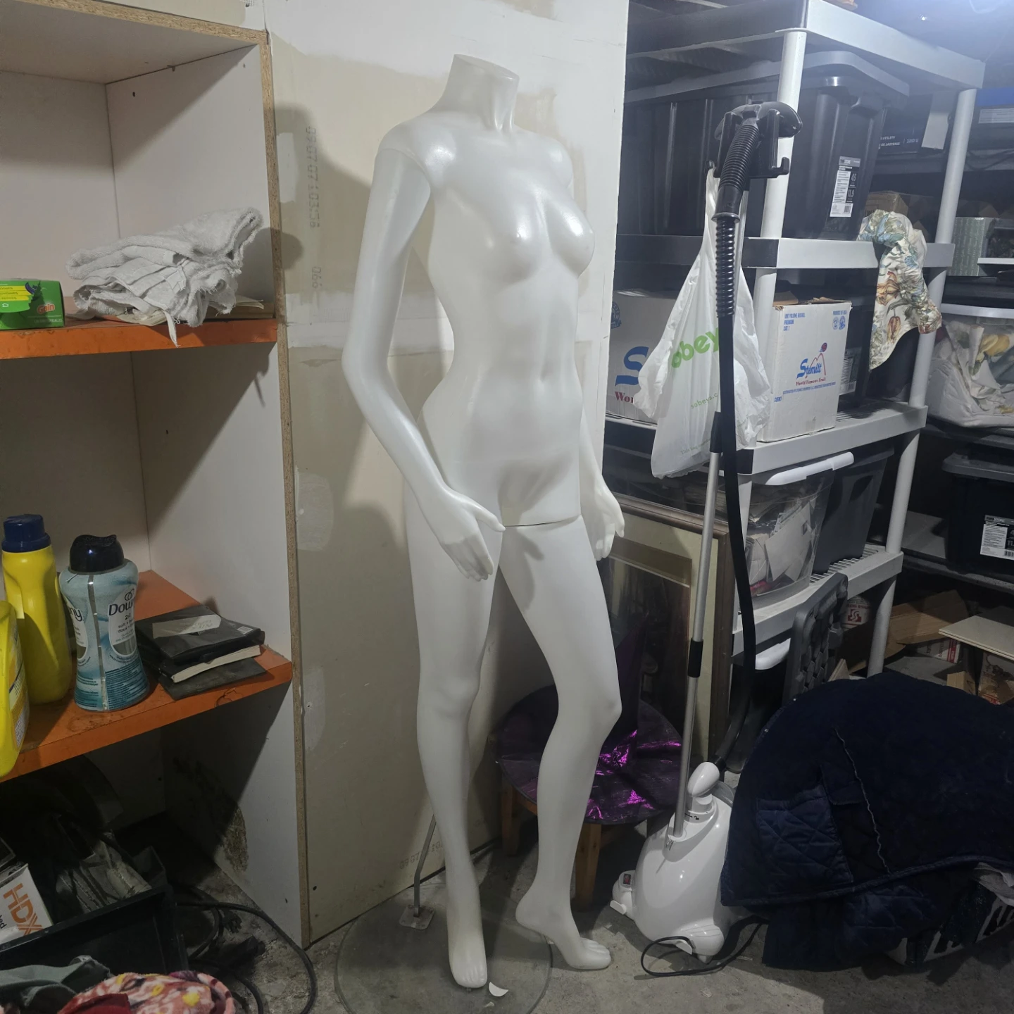 White Female Mannequin Torso