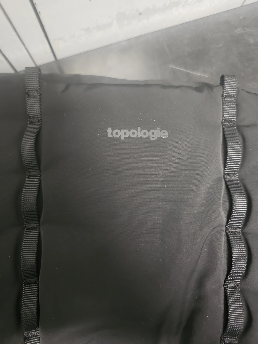 Topologie Black Tote Bag with Red Interior - photo 2
