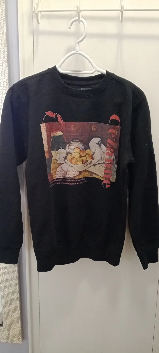 Pierce Archive Black Crewneck Sweatshirt