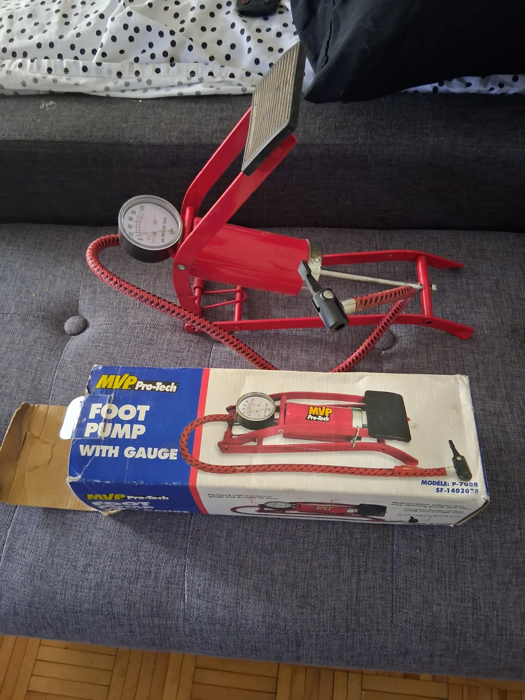 MVP Pro-Tech Foot Pump with Gauge - photo 2