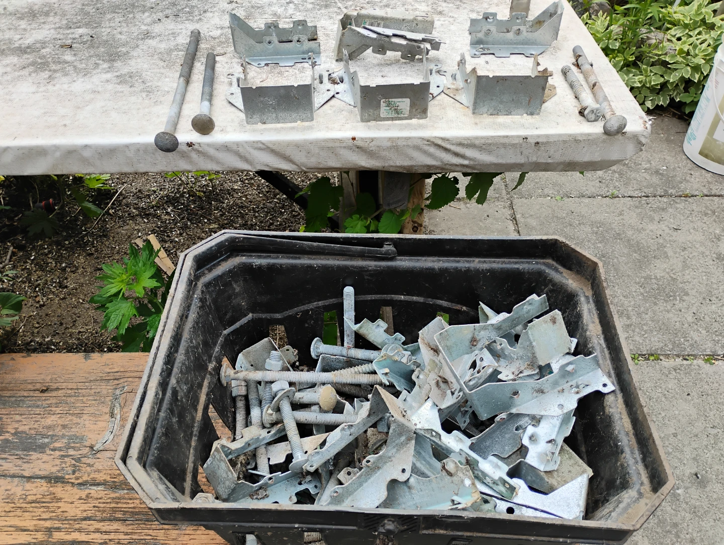 Construction deck supplies