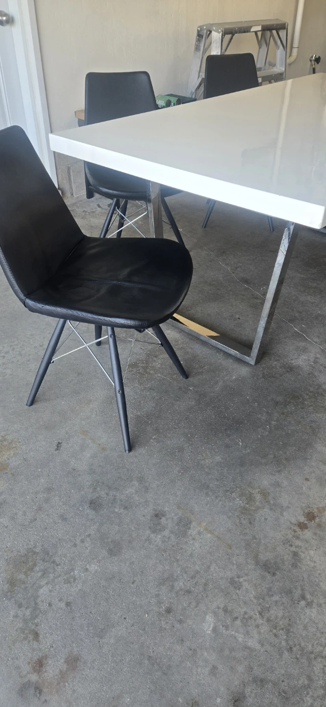 Modern Dining Table Set with 6 Chairs - photo 2