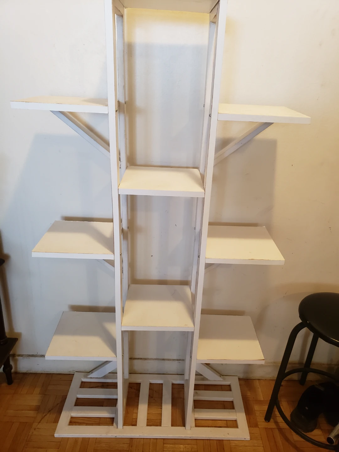 White Tiered Plant Stand / Display Shelf