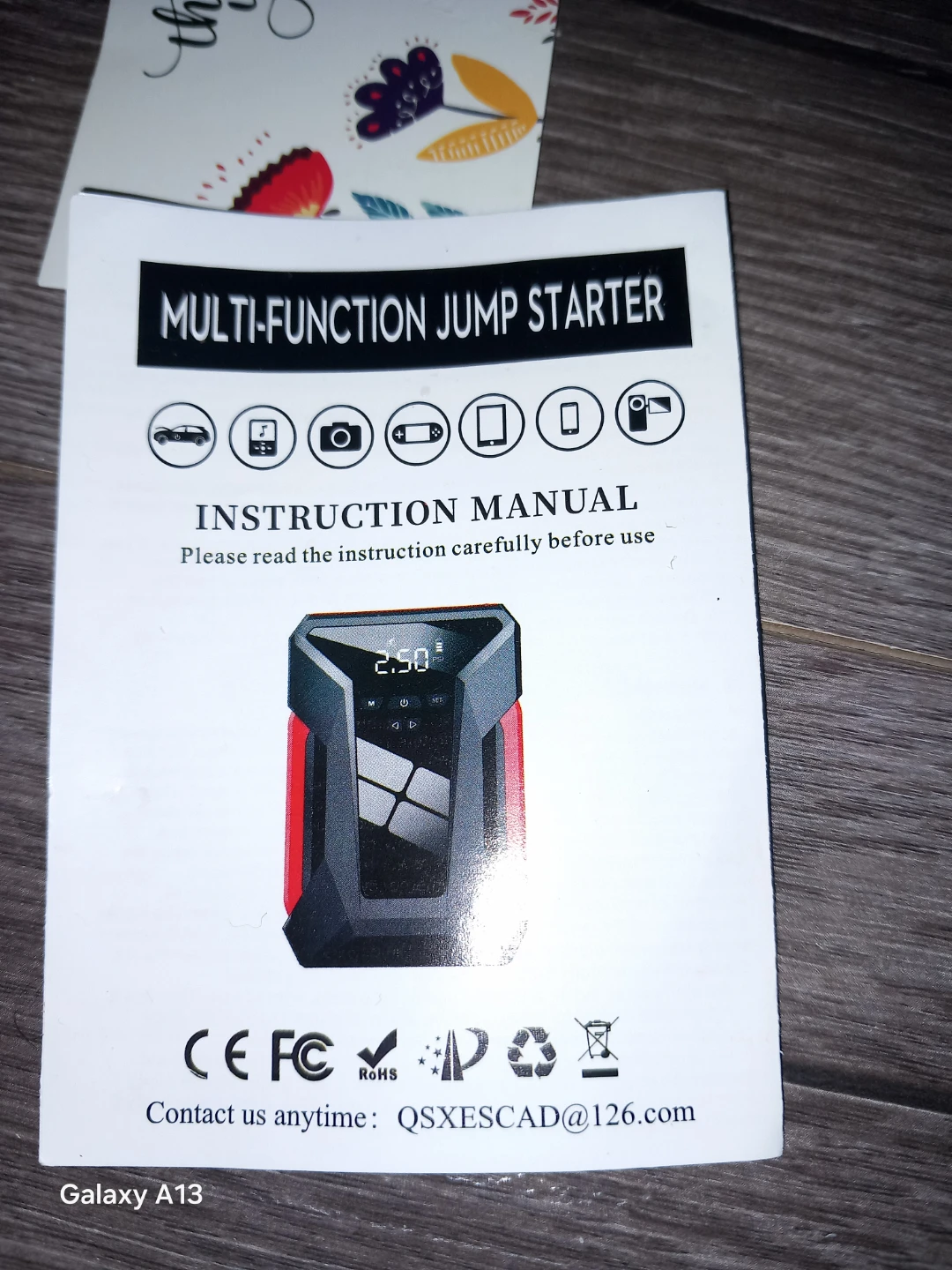 Multi-Function Jump Starter & Air Pump - photo 4