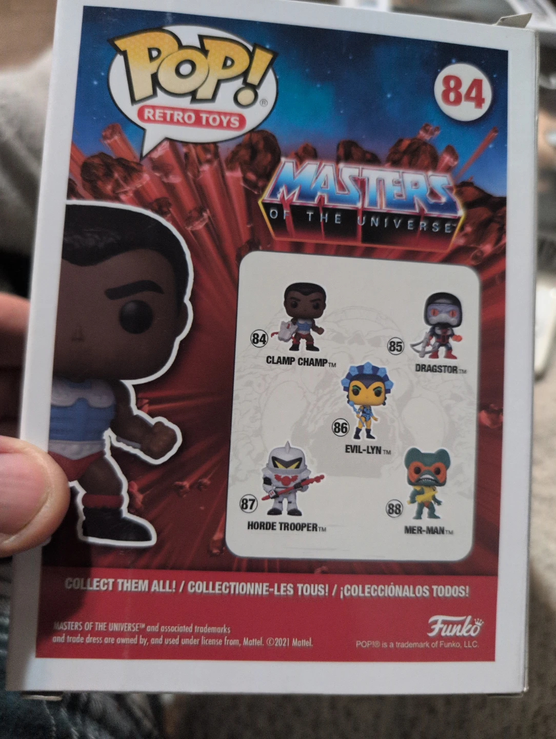 Funko Pop! Masters of the Universe Clamp Champ Vinyl Figure #84 - photo 2