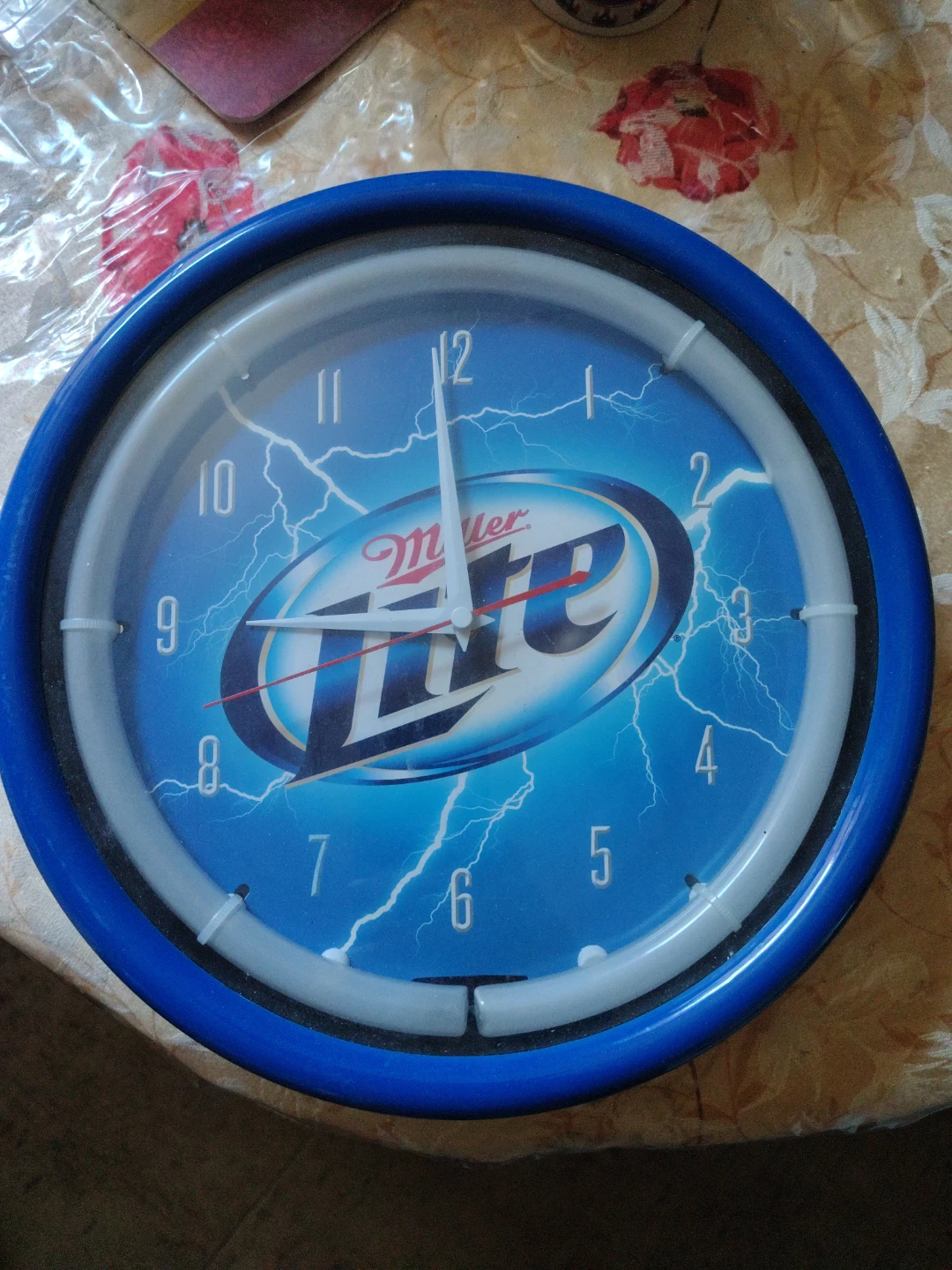 Miller Lite Neon Clock