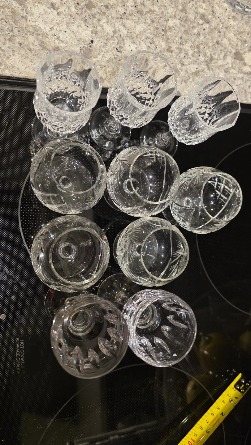 MOVING SALE- Crystal Shot & Cordial Glasses - photo 2