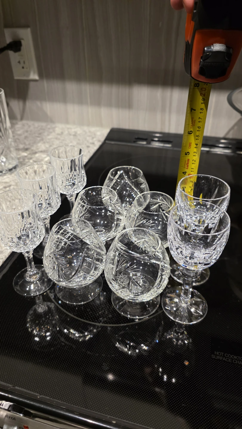 MOVING SALE- Crystal Shot & Cordial Glasses - photo 3