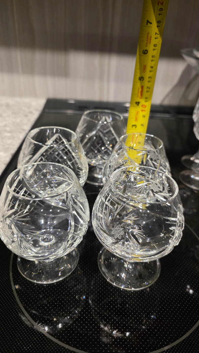 MOVING SALE- Crystal Shot & Cordial Glasses - photo 4