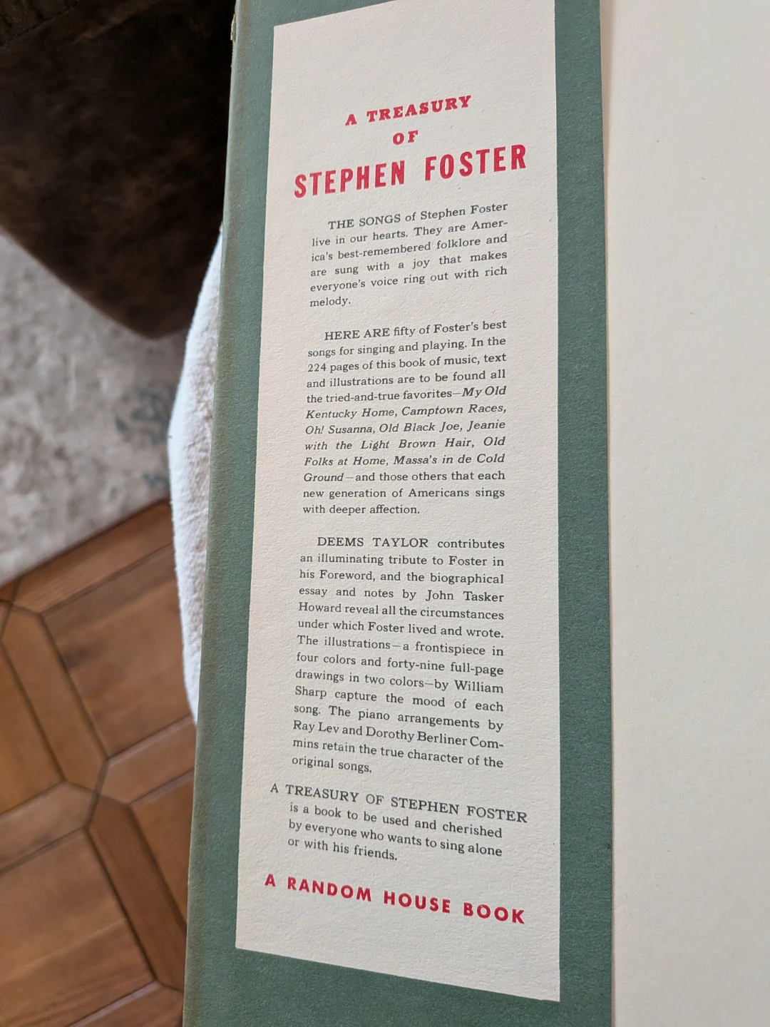 A Treasury of Stephen Foster Book, 1946 - photo 2