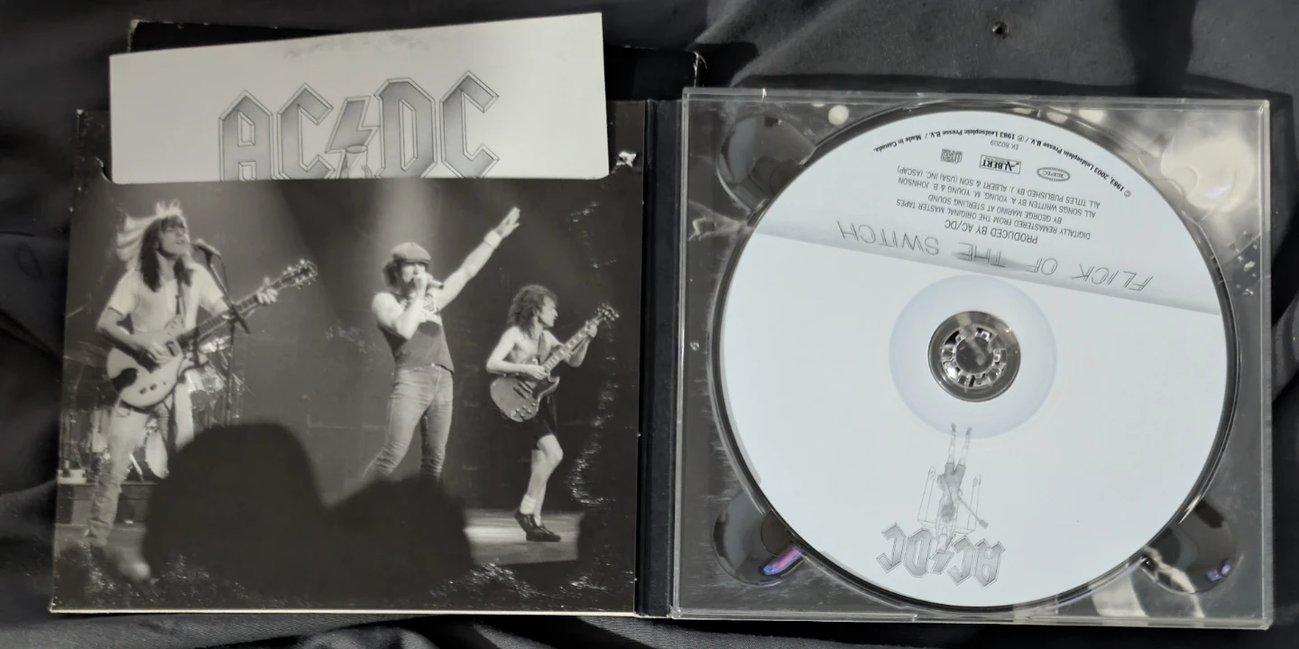 AC/DC 4 CD Set: Back in Black, Flick Switch, Voltage, Blow Up - photo 4