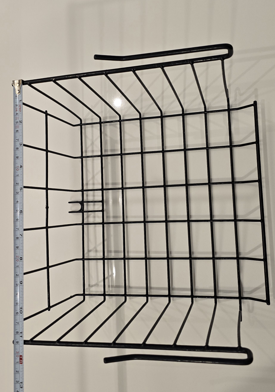 Wire Storage Basket with Hanging Hooks - photo 3