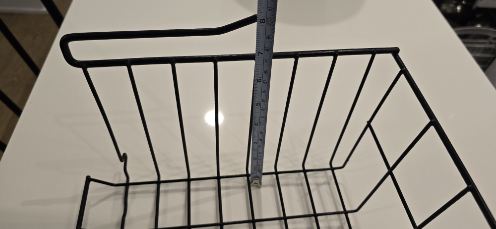 Wire Storage Basket with Hanging Hooks - photo 4