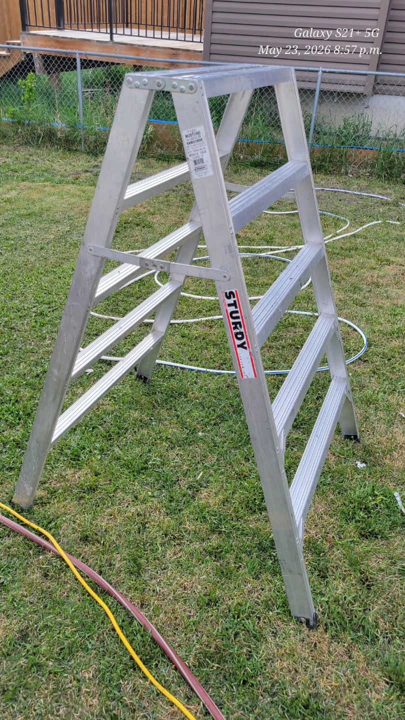 Sturdy Aluminum A-Frame Ladder - photo 3