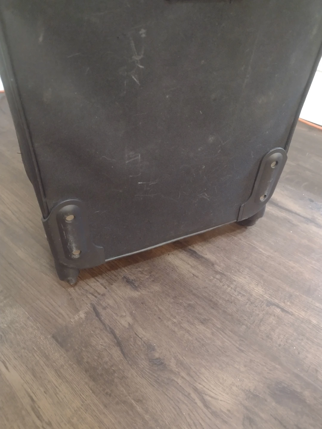 Black Rolling Suitcase with Telescopic Handle - photo 2