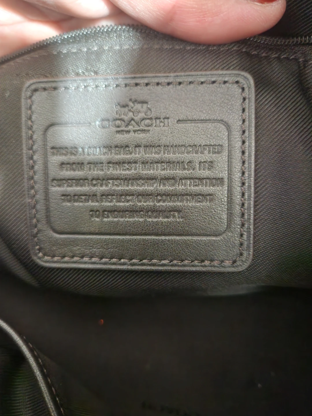 Coach Leather Satchel Handbag - photo 3
