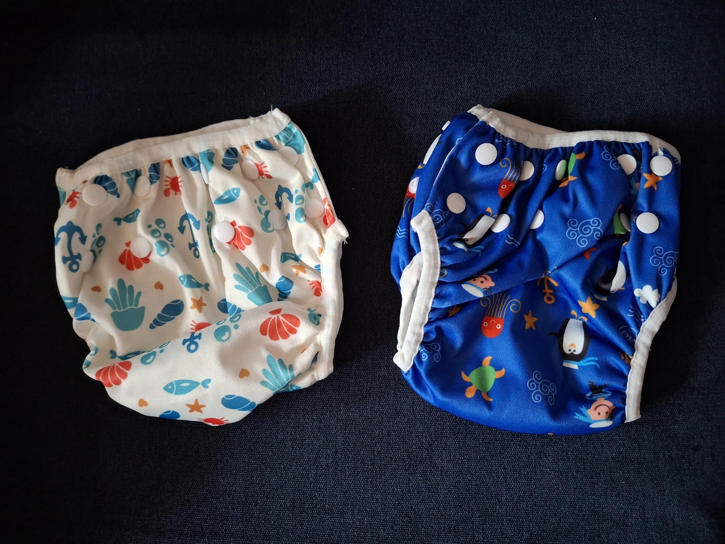 NEW Reusable Baby Swim Diaper Bottoms Snaps 0-24 mo Adjustable - photo 2