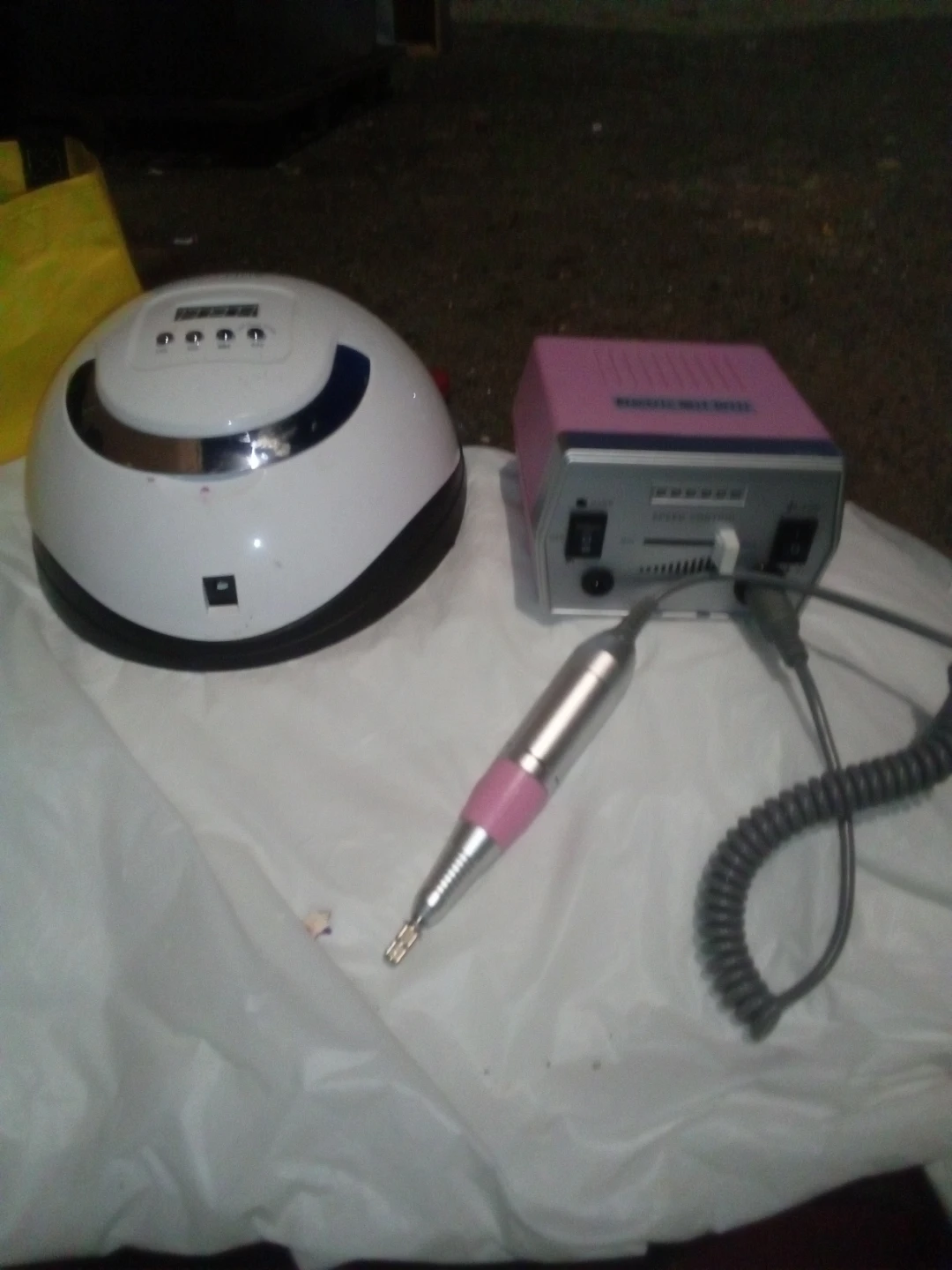 Nail Art Brush Set and Nail Machine