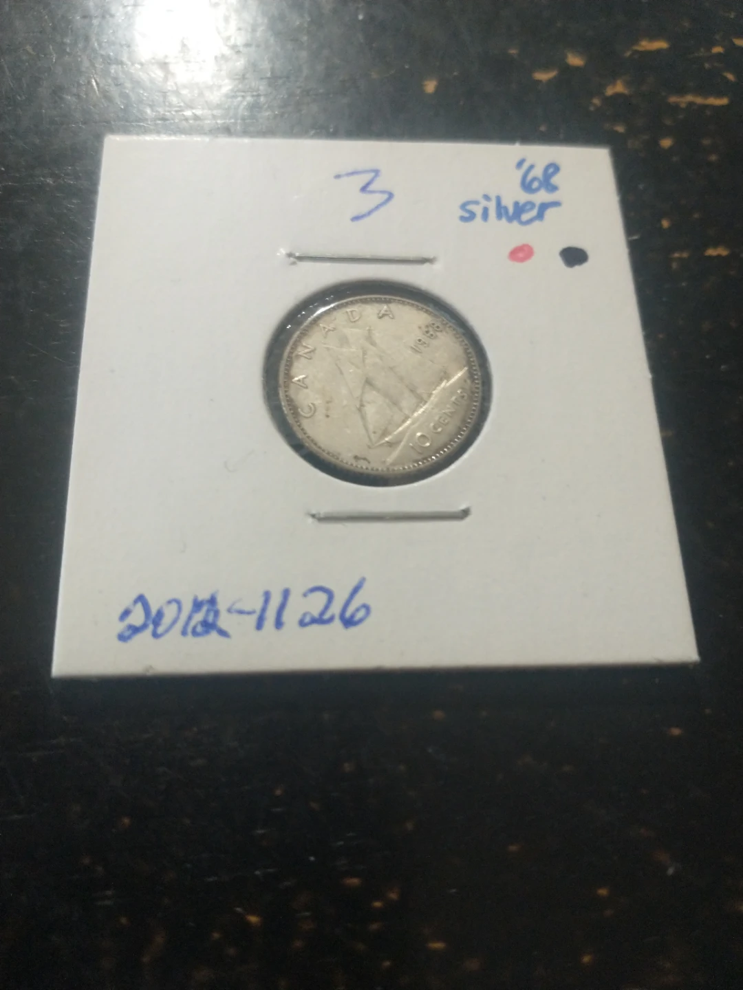 VF 1968 Canada silver dime - photo 2