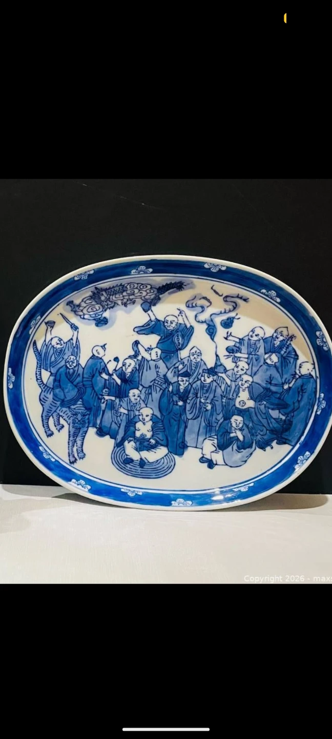Hand Painted Chinese Export Plate