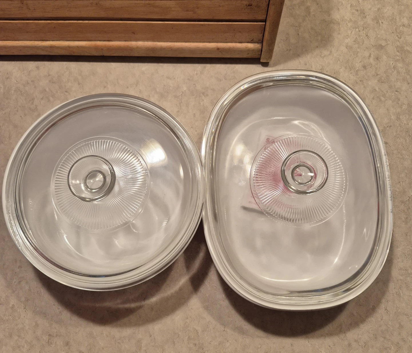 Corningware - French white 2pc