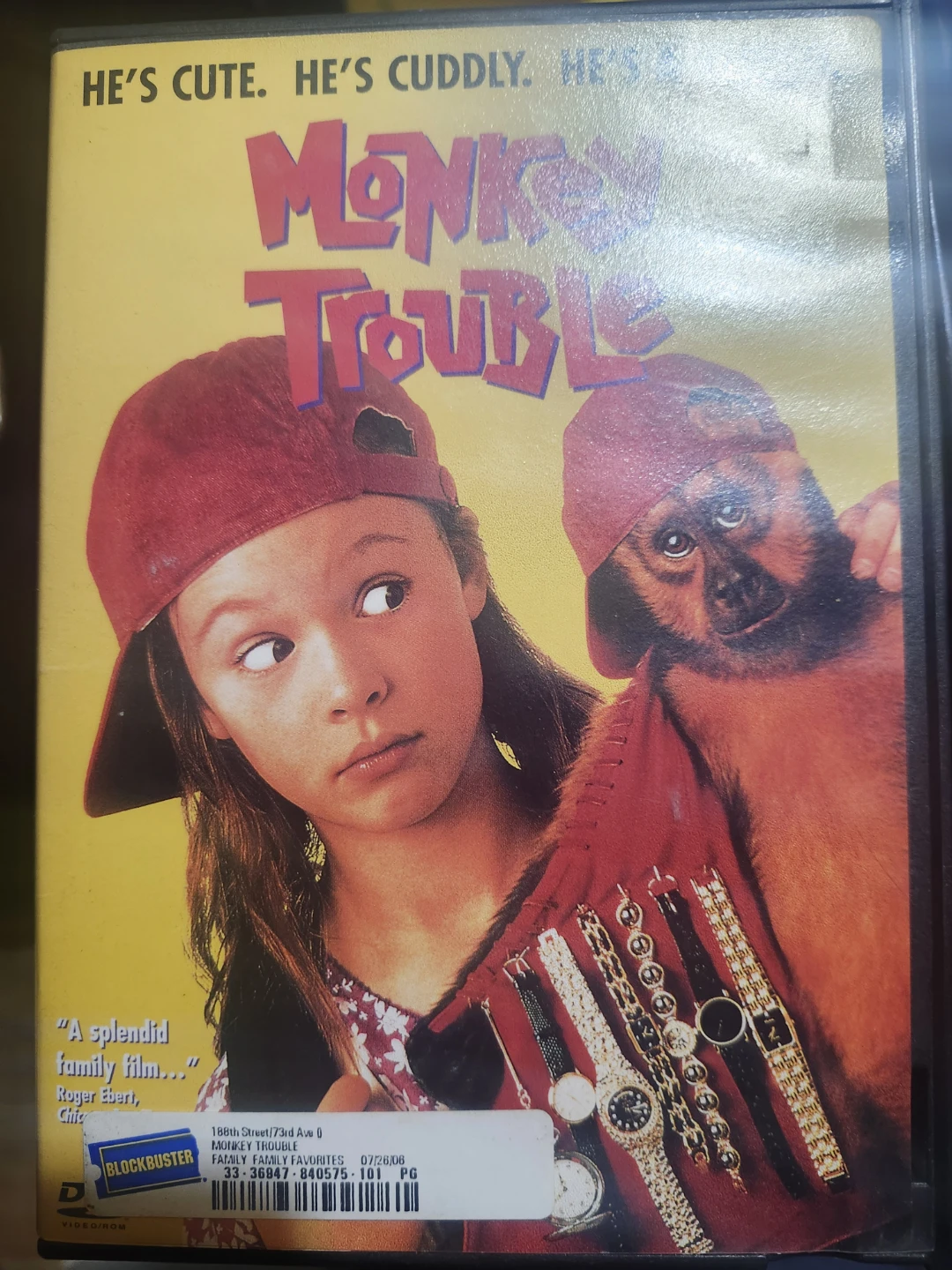 Monkey Trouble VHS