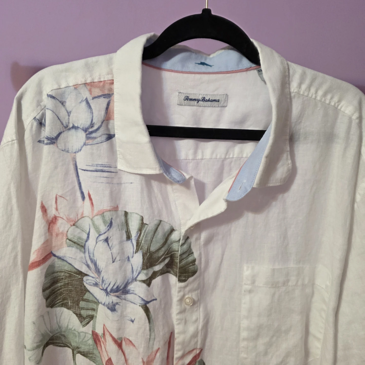 Men's Tommy Bahama Linen Floral Print Shirt XXXL - photo 2