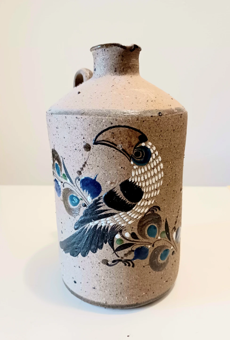 Vtg Tonala Mexico Pottery Jug
