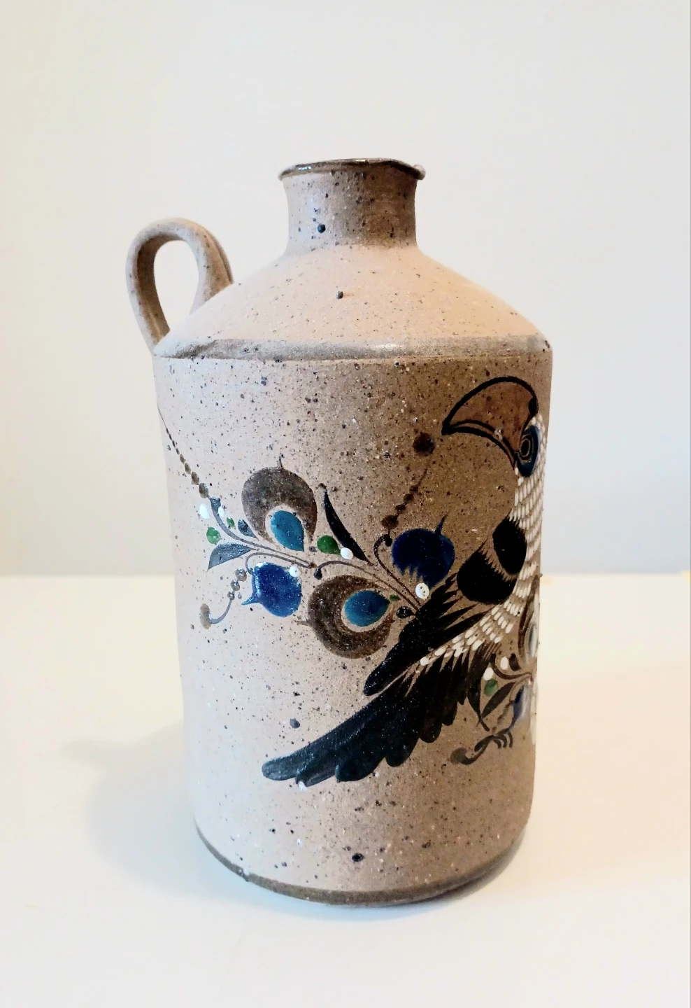 Vtg Tonala Mexico Pottery Jug - photo 2