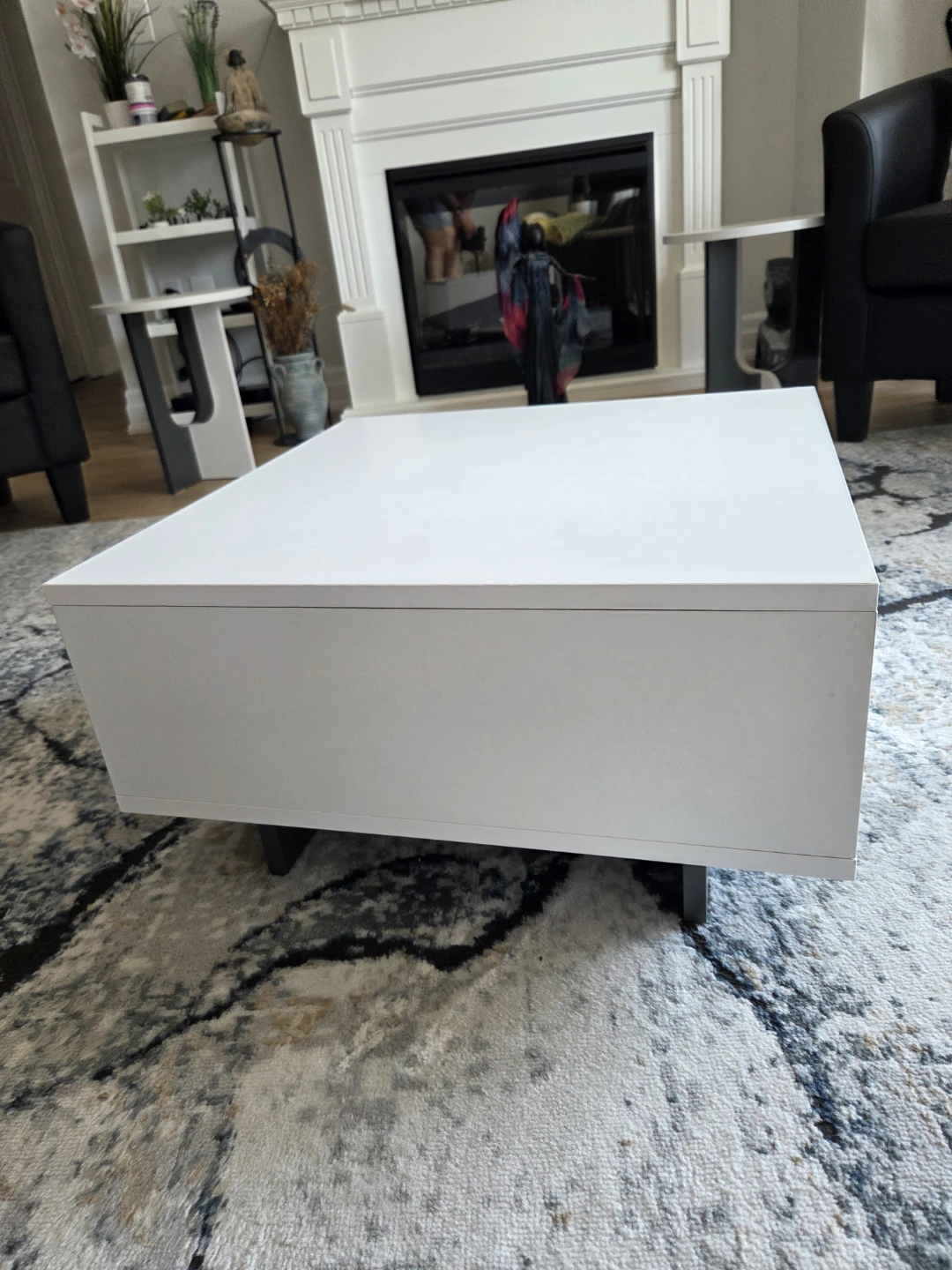 Modern White Coffee Table - photo 2