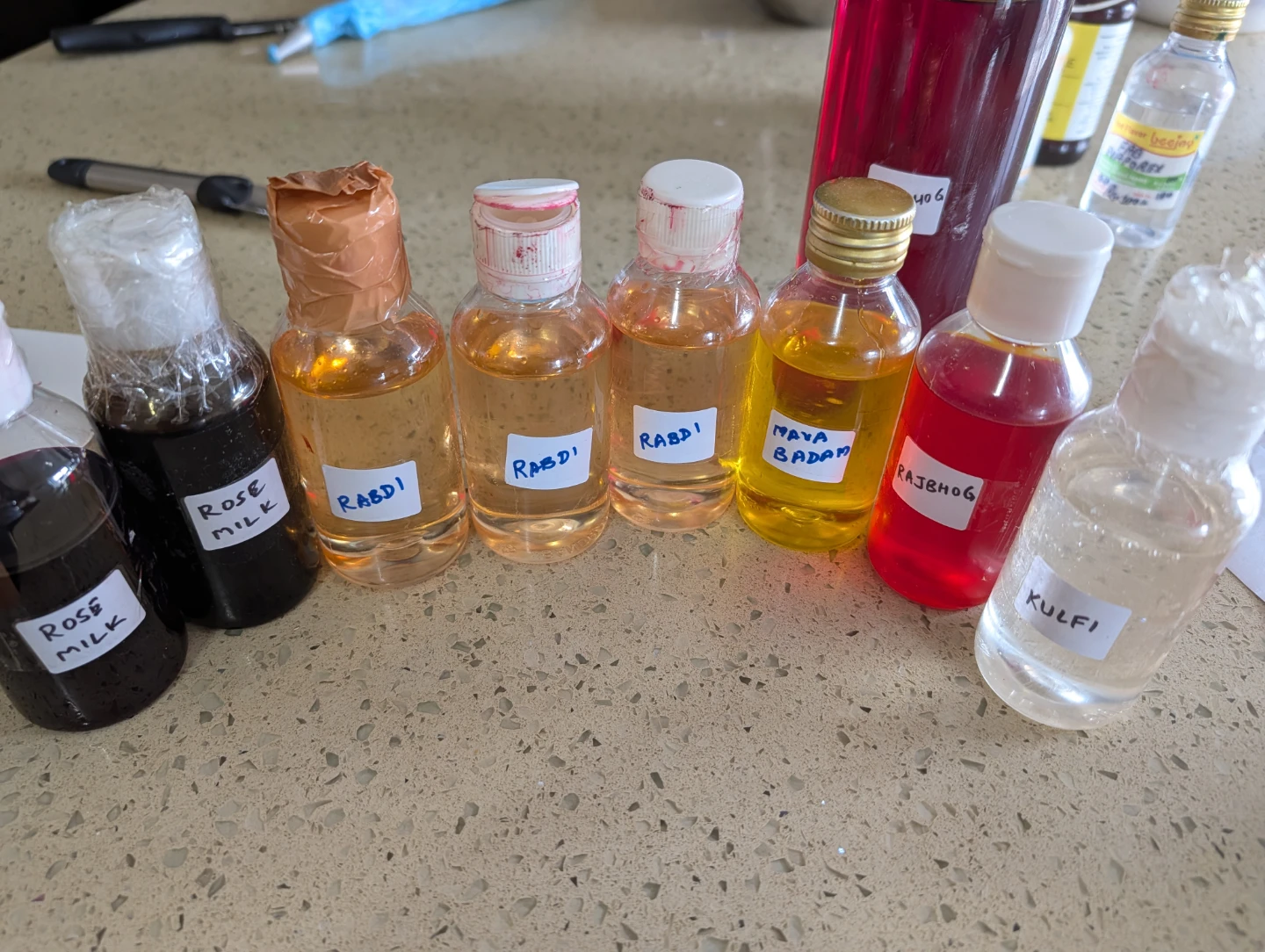 Lots of Flavouring Essences for cakes and ice cream