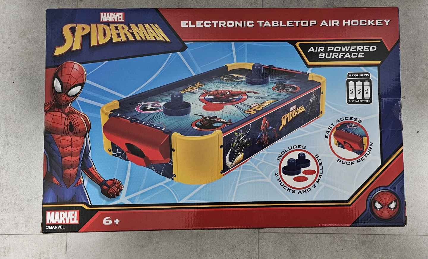 Spider-Man  Tabletop Air Hockey