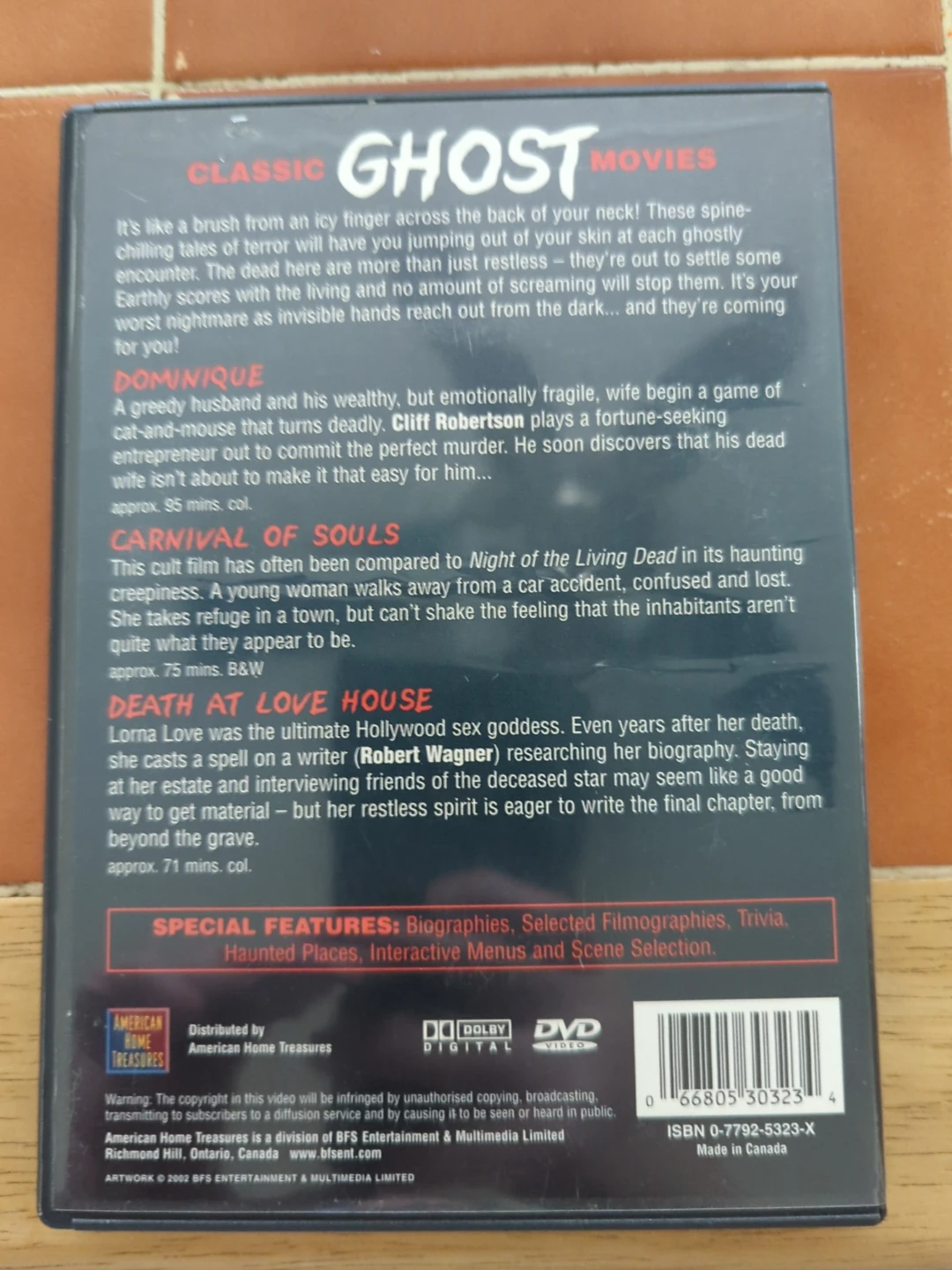 Classic Ghost Movies DVD Set - photo 2