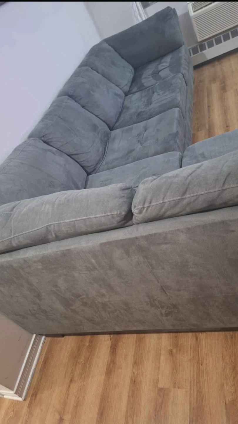 Grey Sectional Sofa with Pull-out Bed - photo 2