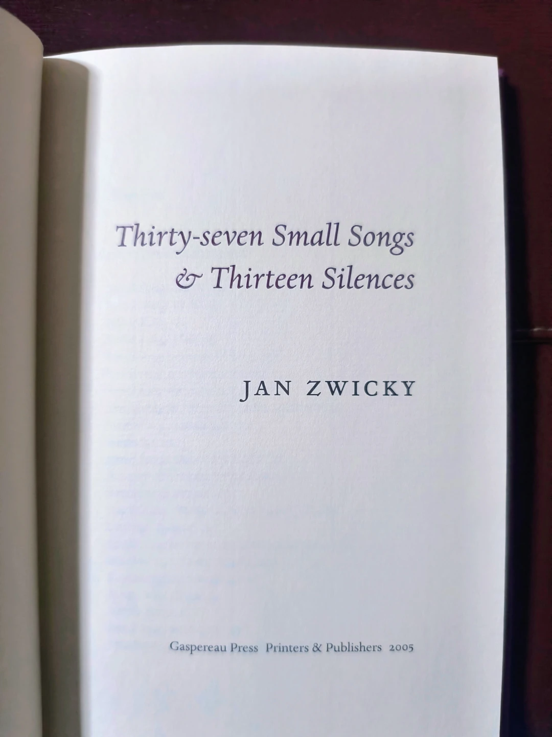 "Thirty-seven Small Songs & Thirteen Silences" - photo 3